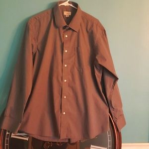 Men's: 'haggar EST 1926' Grey Dress Shirt